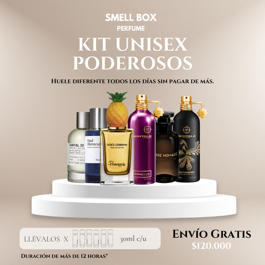 KIT UNISEX PODEROSOS X6 - 30ML c/u - (Envío gratis a todo el país - pago contra entrega)