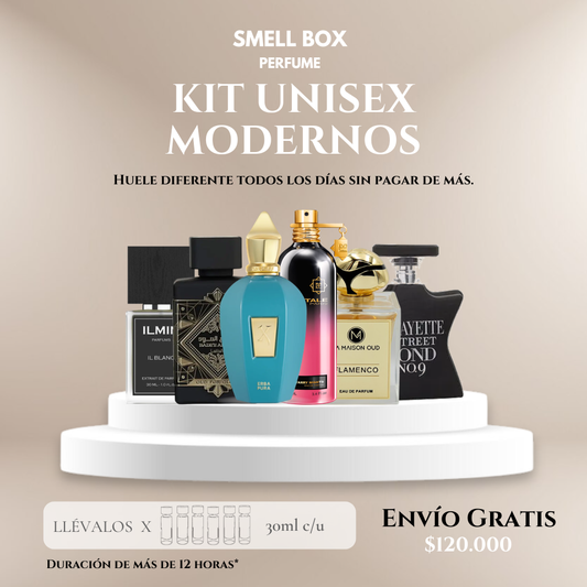 KIT UNISEX MODERNOS X6 - 30ML c/u - (Envío gratis a todo el país - pago contra entrega) 