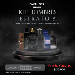 KIT HOMBRES ESTRATO 8 X6 - 30ML c/u - (Envío gratis a todo el país - pago contra entrega) 