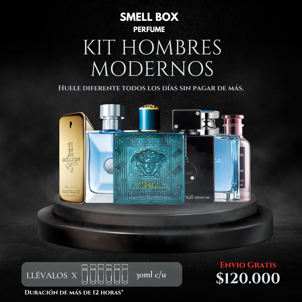 KIT HOMBRES MODERNOS X6 (Envío gratis)