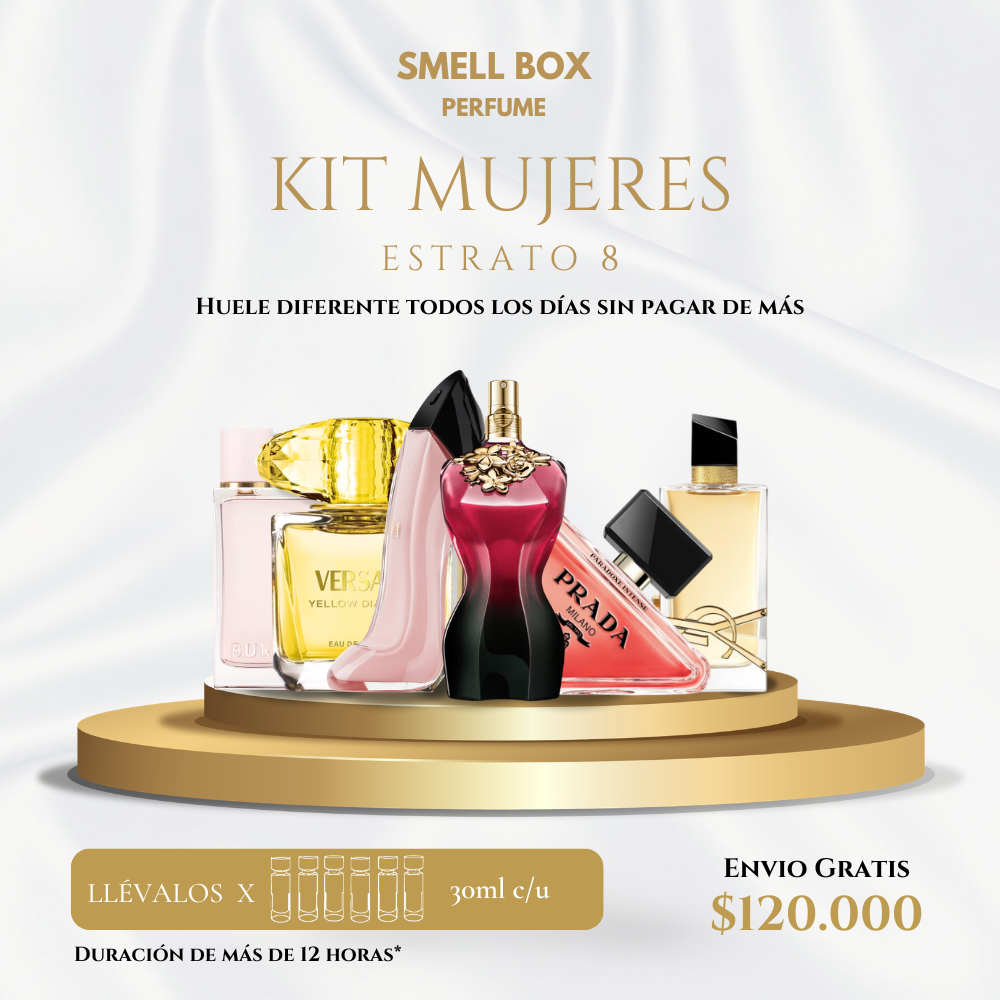 KIT MUJERES ESTRATO 8 X6 (Envío gratis)