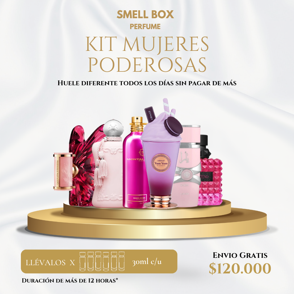 KIT MUJERES PODEROSAS X6 (Envío gratis)