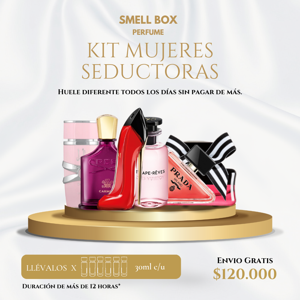 KIT MUJERES SEDUCTORAS X6 (Envío gratis)