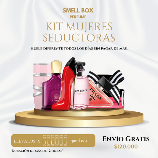 KIT MUJERES SEDUCTORAS X6 - 30ML c/u - (Envío gratis a todo el país - pago contra entrega) 