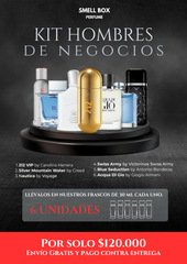 KIT HOMBRES DE NEGOCIOS X6 - 30ML c/u - (Envío gratis a todo el país - pago contra entrega)