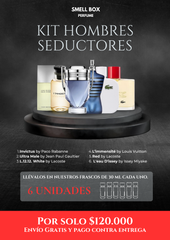 KIT HOMBRES SEDUCTORES X6 - 30ML c/u - (Envío gratis a todo el país - pago contra entrega)