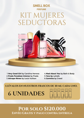 KIT MUJERES SEDUCTORAS X6 - 30ML c/u - (Envío gratis a todo el país - pago contra entrega) 