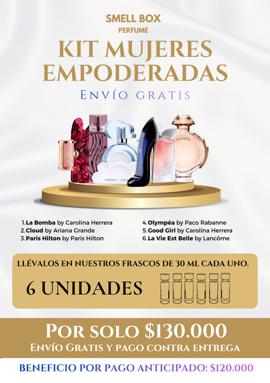 KIT MUJERES EMPODERADAS X6 - 30ML c/u - (Envío gratis a todo el país - pago contra entrega)