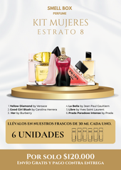 KIT MUJERES ESTRATO 8 X6 - 30ML c/u - (Envío gratis a todo el país - pago contra entrega)